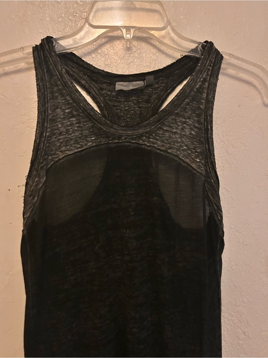 Athleta Dresses & Skirts - ATHLETA Sports Sleeveless Black HI-LOW Dress Sheer Yoke. FIT XS-S Tagged XS